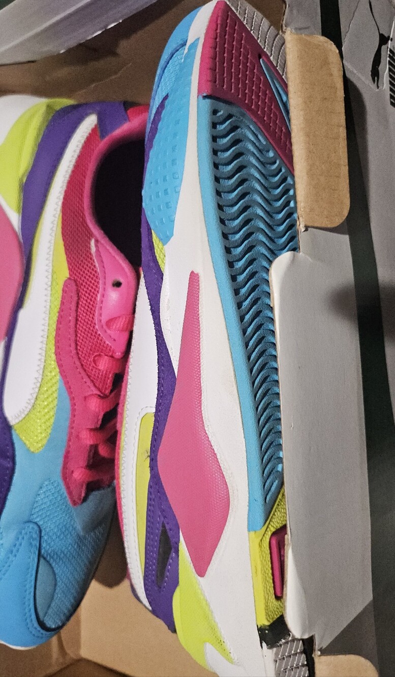 Puma Women's Multicolor Athletic Shoes - Pink, Blue, Purple, Neon Yellow